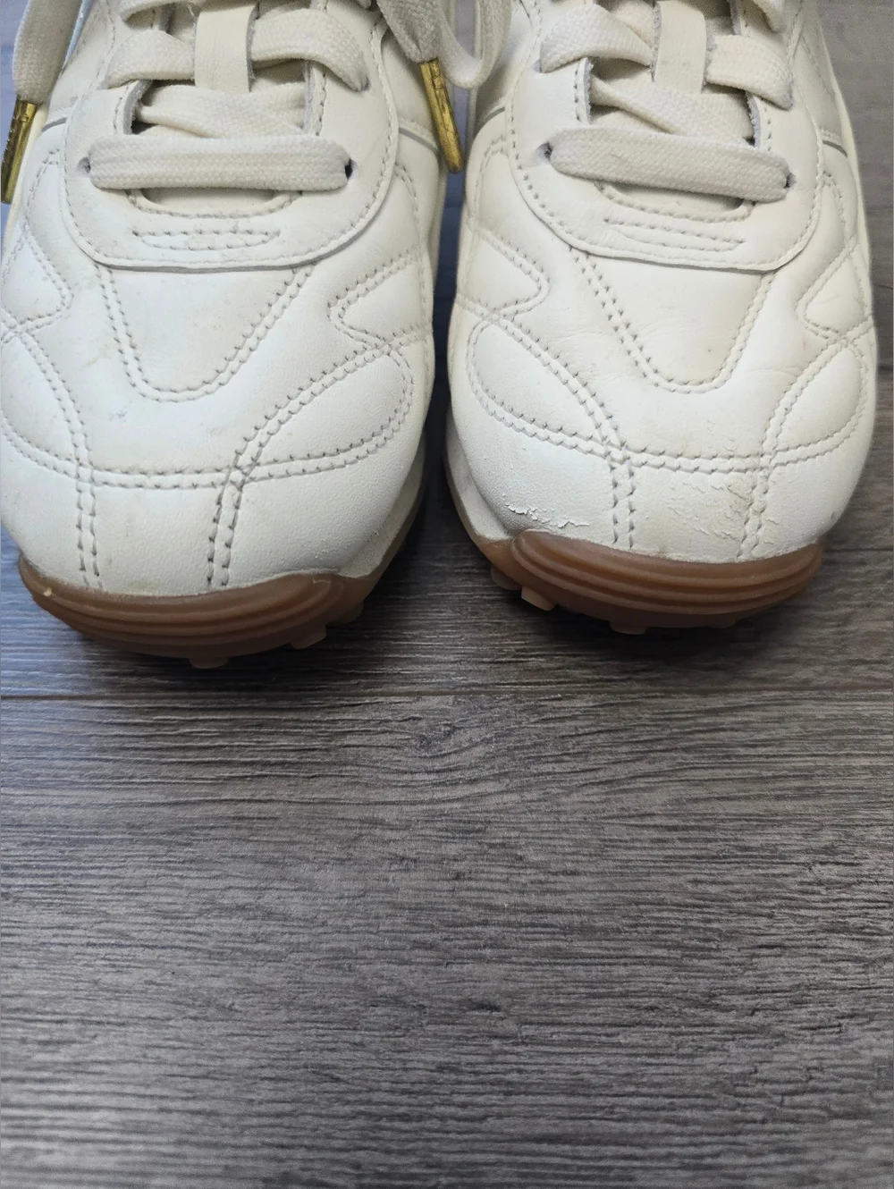 PUMA x Fenty Avanti VL Sneakers Warm White Colorway Little Girl Size 2.5
